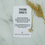 Chasing Sunsets Mini Diamond Pendant