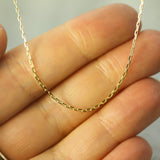 1.3mm diamond cut anchor  chain on hand