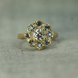 Diamond & Sapphire Ring