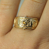 Moon Goddess Sapphire Ring