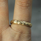 handcarved jasper band on hand