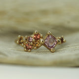 Shooting Star Sapphire Ring
