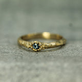 Tidal Pool Treasure Blue Sapphire Ring