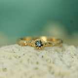 Tidal Pool Treasure Blue Sapphire Ring