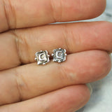 Crescent Moon Studs