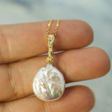 Mother Moon Pearl Pendant