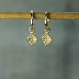 10k yellow gold sleeper charms