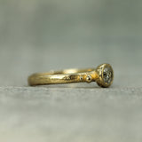 Diamond Coastal Droplet Engagement Ring