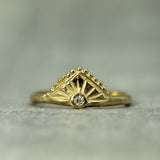 celestial peak diamond ring