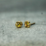 Mermaid Treasure Yellow Sapphire Studs