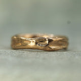 rose gold gulf current men's wedding band