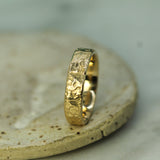 14k yellow gold malaspina band