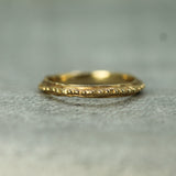 yellow gold wedding band