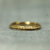 Mermaid Trail solid gold band