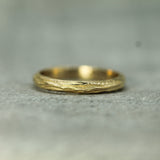 yellow gold oak meadow band