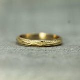 yellow gold oak meadow band