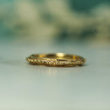 14k yellow gold wedding band