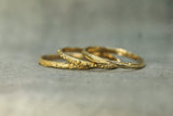 Elements Stacking Rings (14k Size 8.5-11)