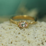 Mermaid Treasure Pink Sapphire Ring