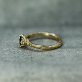 Mermaid Treasure Blue Sapphire Ring