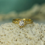 Mermaid Treasure .7ct Lab-grown Diamond Ring