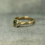 14k mermaid treasure sapphire ring