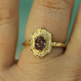 Ancient Rose Sapphire Ring
