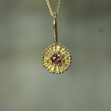 Full Sun Sapphire Pendant