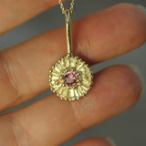 Full Sun Sapphire Pendant