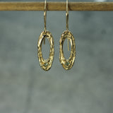 Reflecting Moon Sapphire Earrings