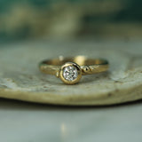 Coastal Droplet Lab-grown Diamond Ring