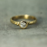 Coastal Droplet Lab-grown Diamond Ring