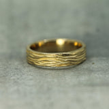 cathedral grove 14k yellow gold band