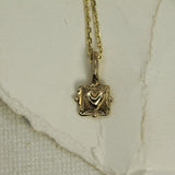 gold heart pendant