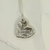 Heart Pebble Pendant