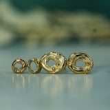 Moonswirl studs small and large