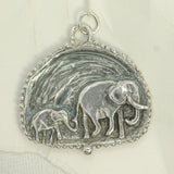 Follow the Leader Elephant Pendant