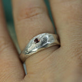 Fire Whale Sapphire Ring