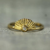Little Sunrise Diamond Ring
