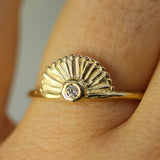 Little Sunrise Diamond Ring
