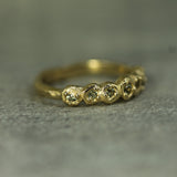14k yellow gold sapphire ring