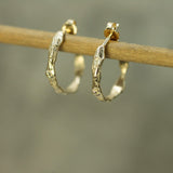 Wave Hoop Earrings