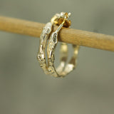 Wave Hoop Earrings