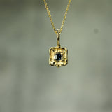 blue sapphire pendant