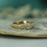 Swirling Tides Lab-grown Diamond Ring