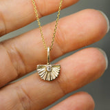 Chasing Sunsets Mini Diamond Pendant