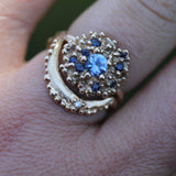 Reef Moon Diamond Ring