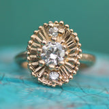 14k Yellow Gold & Diamonds