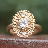 14k Yellow Gold & Diamonds