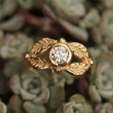 14k Yellow Gold with Diamond